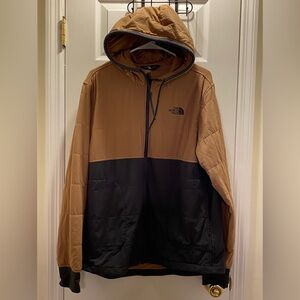 The North Face Men's Tan and Black Jacket